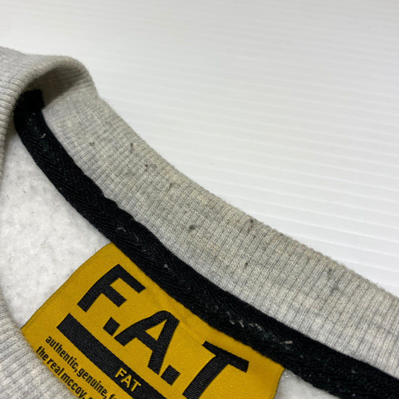 【現状渡し品】【メンズ】 FAT エフエーティー STATE SWEAT F32320-SW01-AB ステイト スウェット トップス トレーナー 142-260927-ko-07-teih サイズ：FAT カラー：グレー 万代Net店