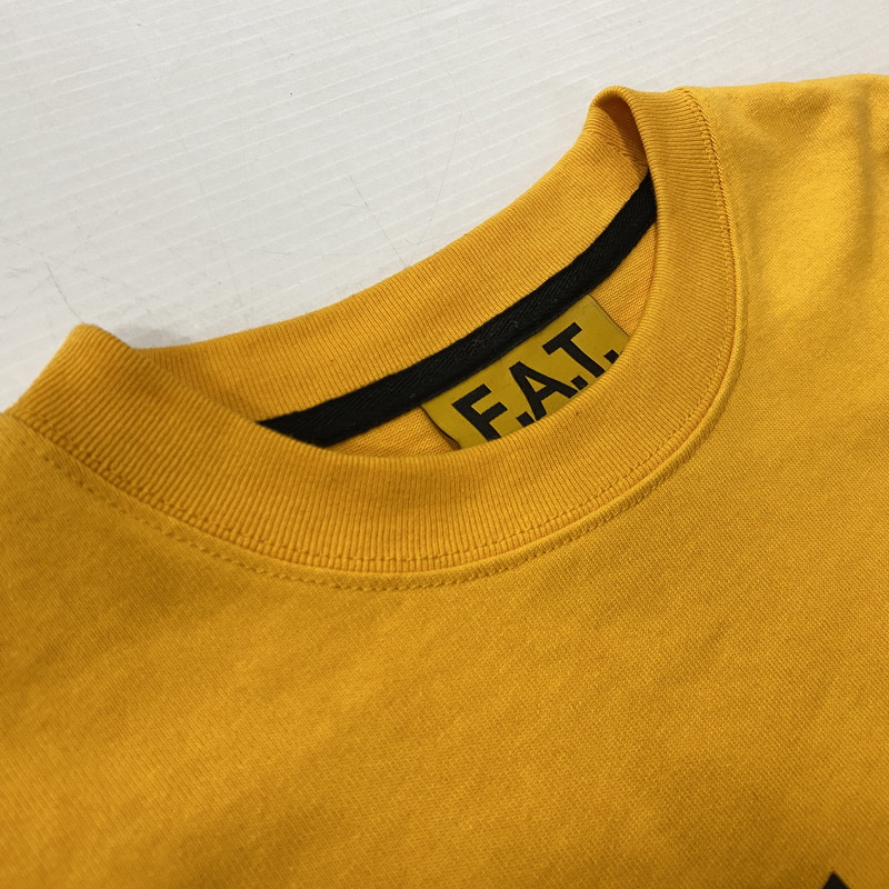 【中古品】【メンズ】 FAT エフエイティー SINGA S/S TEE F32610-09 シンガ ショートスリーブTシャツ 半袖トップス 142-261019-ss-01-teih サイズ：SKINNY カラー：イエロー 万代Net店