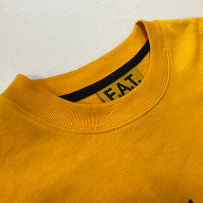 【中古品】【メンズ】 FAT エフエイティー SINGA S/S TEE F32610-09 シンガ ショートスリーブTシャツ 半袖トップス 142-261019-ss-01-teih サイズ：SKINNY カラー：イエロー 万代Net店