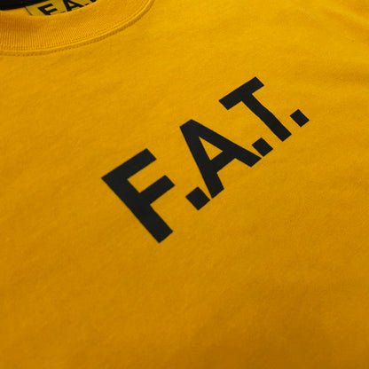 【中古品】【メンズ】 FAT エフエイティー SINGA S/S TEE F32610-09 シンガ ショートスリーブTシャツ 半袖トップス 142-261019-ss-01-teih サイズ：SKINNY カラー：イエロー 万代Net店