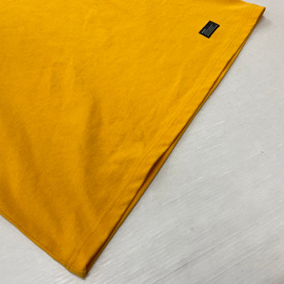 【中古品】【メンズ】 FAT エフエイティー SINGA S/S TEE F32610-09 シンガ ショートスリーブTシャツ 半袖トップス 142-261019-ss-01-teih サイズ：SKINNY カラー：イエロー 万代Net店