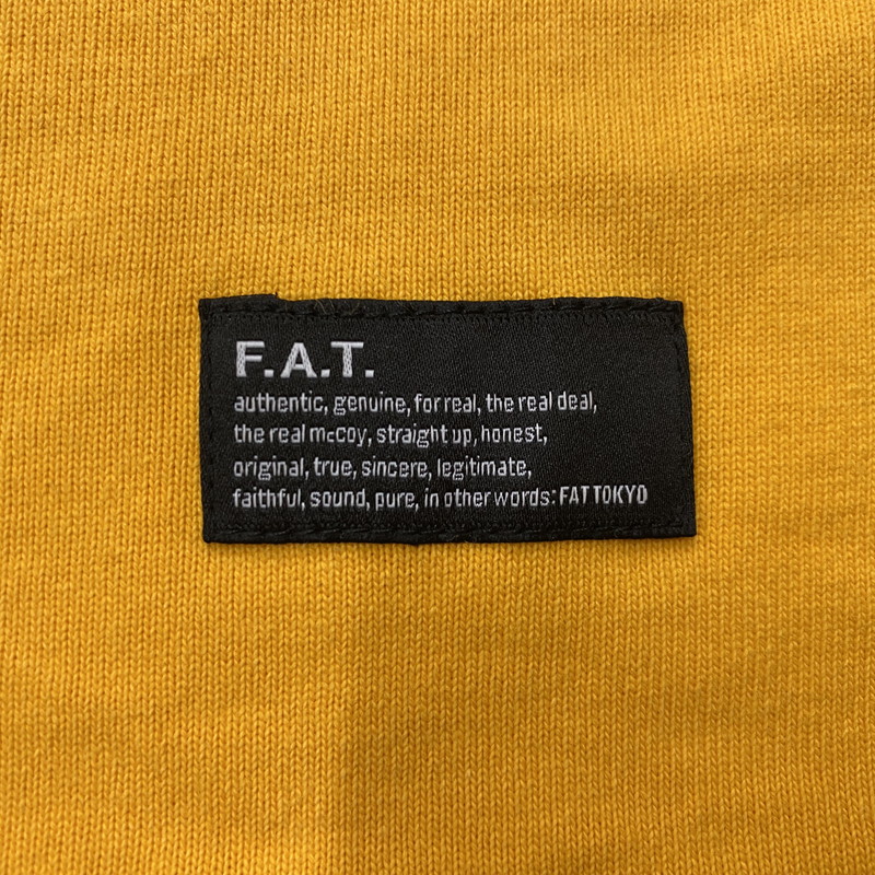 【中古品】【メンズ】 FAT エフエイティー SINGA S/S TEE F32610-09 シンガ ショートスリーブTシャツ 半袖トップス 142-261019-ss-01-teih サイズ：SKINNY カラー：イエロー 万代Net店