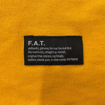 【中古品】【メンズ】 FAT エフエイティー SINGA S/S TEE F32610-09 シンガ ショートスリーブTシャツ 半袖トップス 142-261019-ss-01-teih サイズ：SKINNY カラー：イエロー 万代Net店