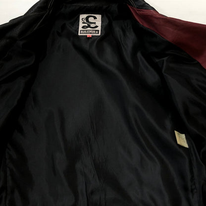 【現状渡し品】【メンズ】 RALEIGH ラリー COWLEATHER DOUBLE RIDER'S JACKET 牛革ダブル ライダース ジャケット アウター 145-260925-sa-06-teih サイズ：S カラー：レッド 万代Net店