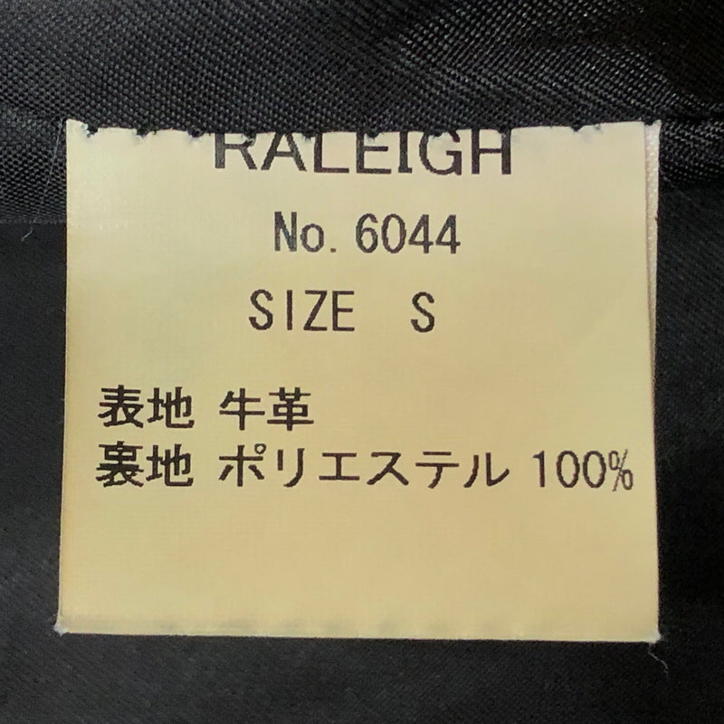 【現状渡し品】【メンズ】 RALEIGH ラリー COWLEATHER DOUBLE RIDER'S JACKET 牛革ダブル ライダース ジャケット アウター 145-260925-sa-06-teih サイズ：S カラー：レッド 万代Net店