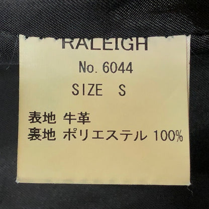 【現状渡し品】【メンズ】 RALEIGH ラリー COWLEATHER DOUBLE RIDER'S JACKET 牛革ダブル ライダース ジャケット アウター 145-260925-sa-06-teih サイズ：S カラー：レッド 万代Net店