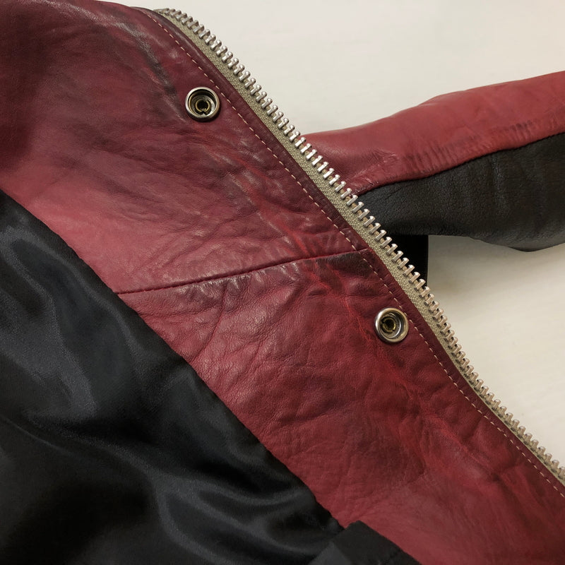 【現状渡し品】【メンズ】 RALEIGH ラリー COWLEATHER DOUBLE RIDER'S JACKET 牛革ダブル ライダース ジャケット アウター 145-260925-sa-06-teih サイズ：S カラー：レッド 万代Net店