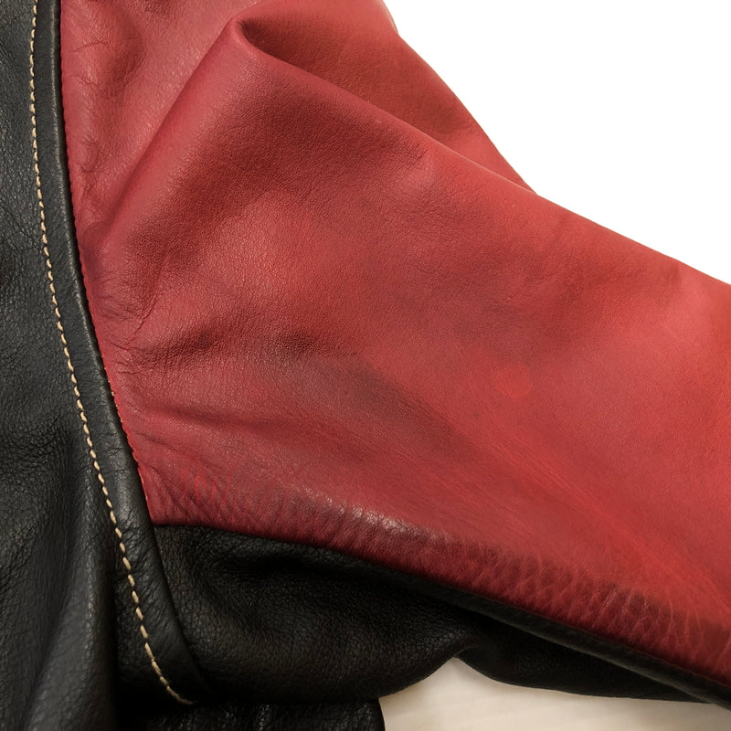 【現状渡し品】【メンズ】 RALEIGH ラリー COWLEATHER DOUBLE RIDER'S JACKET 牛革ダブル ライダース ジャケット アウター 145-260925-sa-06-teih サイズ：S カラー：レッド 万代Net店