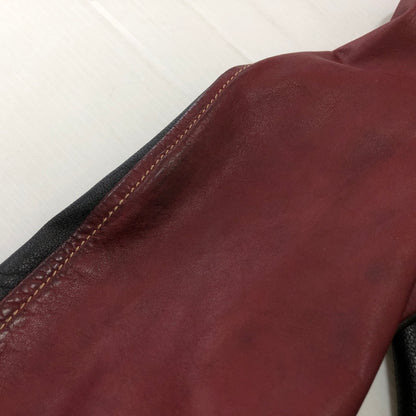 【現状渡し品】【メンズ】 RALEIGH ラリー COWLEATHER DOUBLE RIDER'S JACKET 牛革ダブル ライダース ジャケット アウター 145-260925-sa-06-teih サイズ：S カラー：レッド 万代Net店