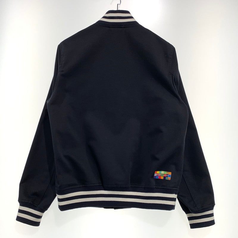 【中古品】【メンズ】 UNIFOAM EXEPERIMENT ユニフォーム エクスペリメント STADIUM BLOUSON UE-190000 スタジアム ブルゾン アウター スタジャン 142-260927-ko-17-teih サイズ：1 カラー：ネイビー 万代Net店