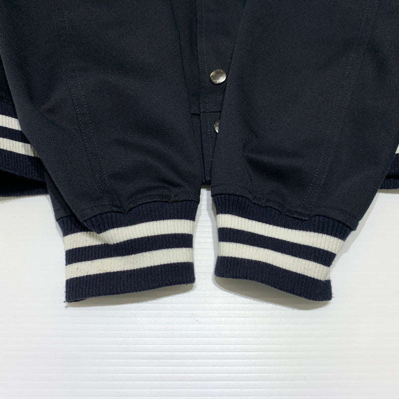 【中古品】【メンズ】 UNIFOAM EXEPERIMENT ユニフォーム エクスペリメント STADIUM BLOUSON UE-190000 スタジアム ブルゾン アウター スタジャン 142-260927-ko-17-teih サイズ：1 カラー：ネイビー 万代Net店