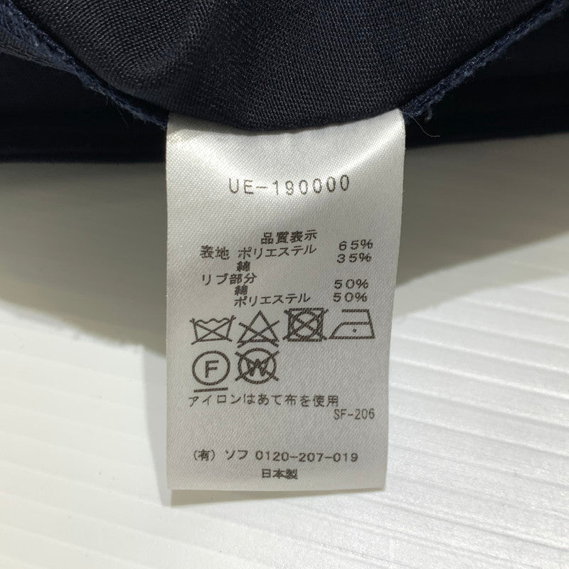 【中古品】【メンズ】 UNIFOAM EXEPERIMENT ユニフォーム エクスペリメント STADIUM BLOUSON UE-190000 スタジアム ブルゾン アウター スタジャン 142-260927-ko-17-teih サイズ：1 カラー：ネイビー 万代Net店