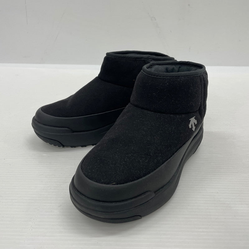 【中古品】【レディース】 DESCENTE デサント× JOURNAL STANDARD relume ジャーナルスタンダード レリューム 別注 FOR RELUME DTRACE UNC MID DU5FBT07UZ ディートレース ミッド スノーブーツ 靴 167-261014-yo-28-teih サイズ：24cm カラー：ブラック 万代Net店