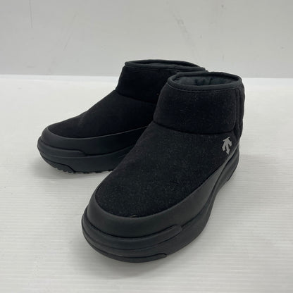 【中古品】【レディース】 DESCENTE デサント× JOURNAL STANDARD relume ジャーナルスタンダード レリューム 別注 FOR RELUME DTRACE UNC MID DU5FBT07UZ ディートレース ミッド スノーブーツ 靴 167-261014-yo-28-teih サイズ：24cm カラー：ブラック 万代Net店