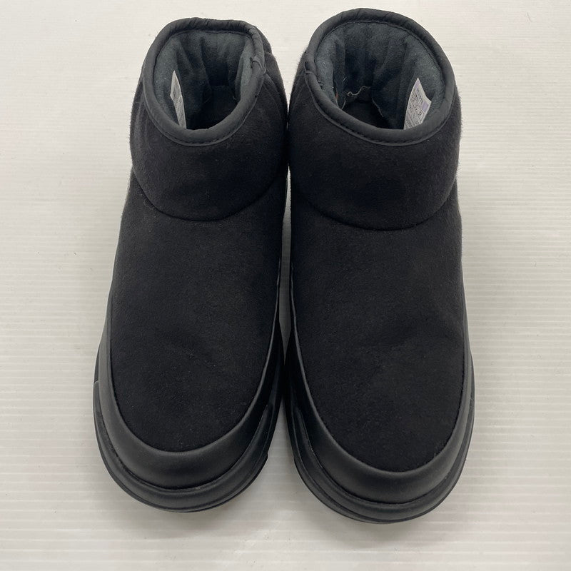 【中古品】【レディース】 DESCENTE デサント× JOURNAL STANDARD relume ジャーナルスタンダード レリューム 別注 FOR RELUME DTRACE UNC MID DU5FBT07UZ ディートレース ミッド スノーブーツ 靴 167-261014-yo-28-teih サイズ：24cm カラー：ブラック 万代Net店