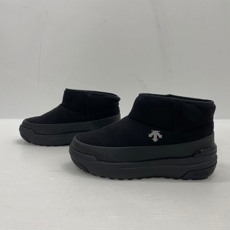 【中古品】【レディース】 DESCENTE デサント× JOURNAL STANDARD relume ジャーナルスタンダード レリューム 別注 FOR RELUME DTRACE UNC MID DU5FBT07UZ ディートレース ミッド スノーブーツ 靴 167-261014-yo-28-teih サイズ：24cm カラー：ブラック 万代Net店