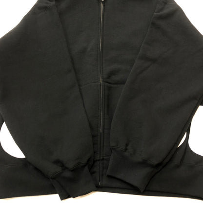 【中古品】【メンズ】 SUPREME シュプリーム 25SS BIG LOGO ZIP UP HOODED SWEATSHIRT "BLACK" 2025年春夏 ロゴ ジップ アップ フーディ スウェット シャツ プルーオーバーパーカー 149-260925-sa-11-teih サイズ：L カラー：ブラック 万代Net店