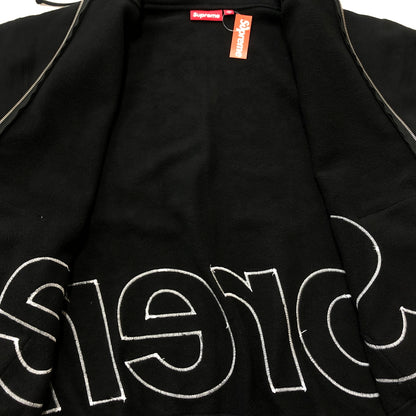 【中古品】【メンズ】 SUPREME シュプリーム 25SS BIG LOGO ZIP UP HOODED SWEATSHIRT "BLACK" 2025年春夏 ロゴ ジップ アップ フーディ スウェット シャツ プルーオーバーパーカー 149-260925-sa-11-teih サイズ：L カラー：ブラック 万代Net店