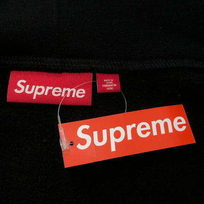 【中古品】【メンズ】 SUPREME シュプリーム 25SS BIG LOGO ZIP UP HOODED SWEATSHIRT "BLACK" 2025年春夏 ロゴ ジップ アップ フーディ スウェット シャツ プルーオーバーパーカー 149-260925-sa-11-teih サイズ：L カラー：ブラック 万代Net店