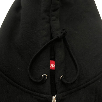 【中古品】【メンズ】 SUPREME シュプリーム 25SS BIG LOGO ZIP UP HOODED SWEATSHIRT "BLACK" 2025年春夏 ロゴ ジップ アップ フーディ スウェット シャツ プルーオーバーパーカー 149-260925-sa-11-teih サイズ：L カラー：ブラック 万代Net店