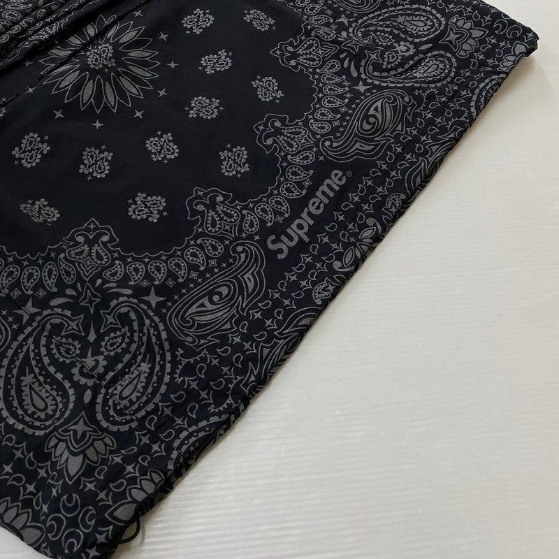 【中古品】【メンズ】 Supreme シュプリーム 26SS REFLECTIVE BANDANA ANORAK BLACK リフレクティブ バンダナ アノラック ブラック アウター 149-260928-ss-09-teih サイズ：L カラー：ブラック系 万代Net店