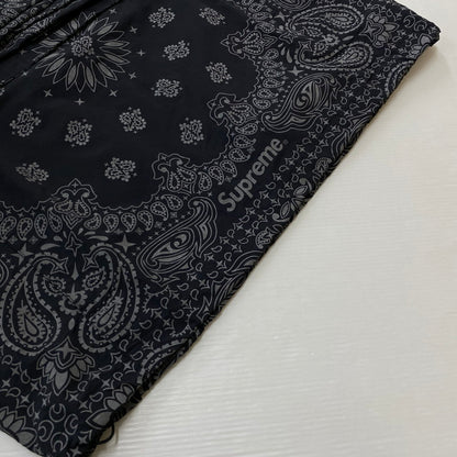 【中古品】【メンズ】 Supreme シュプリーム 26SS REFLECTIVE BANDANA ANORAK BLACK リフレクティブ バンダナ アノラック ブラック アウター 149-260928-ss-09-teih サイズ：L カラー：ブラック系 万代Net店