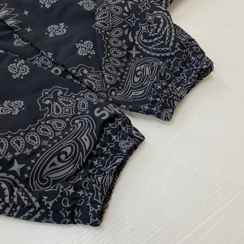 【中古品】【メンズ】 Supreme シュプリーム 26SS REFLECTIVE BANDANA ANORAK BLACK リフレクティブ バンダナ アノラック ブラック アウター 149-260928-ss-09-teih サイズ：L カラー：ブラック系 万代Net店