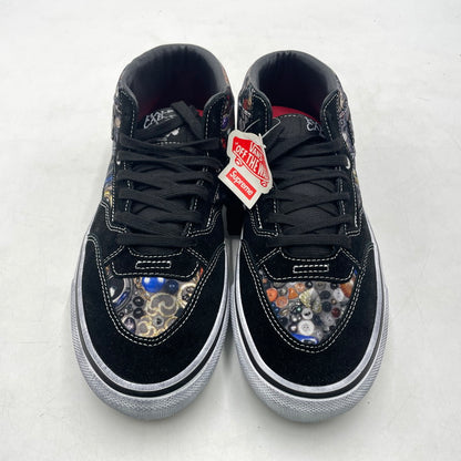 【中古美品】【メンズ】 SUPREME シュプリーム × MIKE KELLEY マイクケリー × VANS バンズ トリプルコラボ 26SS HALF CAB "BLACK" VN00112HBLU ハーフ キャブ スニーカー 靴 149-260926-yo-07-teih サイズ：27.5cm カラー：ブラック 万代Net店