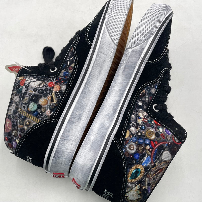 【中古美品】【メンズ】 SUPREME シュプリーム × MIKE KELLEY マイクケリー × VANS バンズ トリプルコラボ 26SS HALF CAB "BLACK" VN00112HBLU ハーフ キャブ スニーカー 靴 149-260926-yo-07-teih サイズ：27.5cm カラー：ブラック 万代Net店