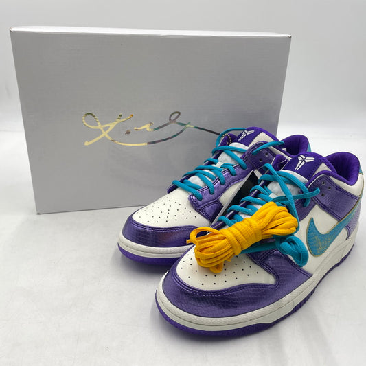 【中古品】【メンズ】 KOBE BRYANT コービー・ブライアント× NIKE ナイキ 別注コラボ DUNK LOW PROTRO DRAFT PACK "CHARLOTT" IM0586-500 ダンクロー プロトロ スニーカー 靴 160-260926-yo-10-teih サイズ：28.5cm カラー：パープル 万代Net店