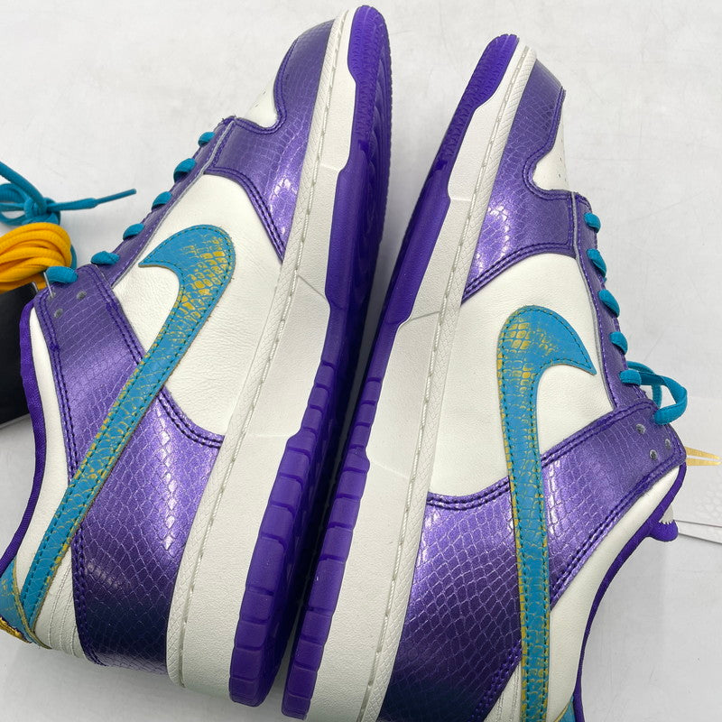 【中古品】【メンズ】 KOBE BRYANT コービー・ブライアント× NIKE ナイキ 別注コラボ DUNK LOW PROTRO DRAFT PACK "CHARLOTT" IM0586-500 ダンクロー プロトロ スニーカー 靴 160-260926-yo-10-teih サイズ：28.5cm カラー：パープル 万代Net店
