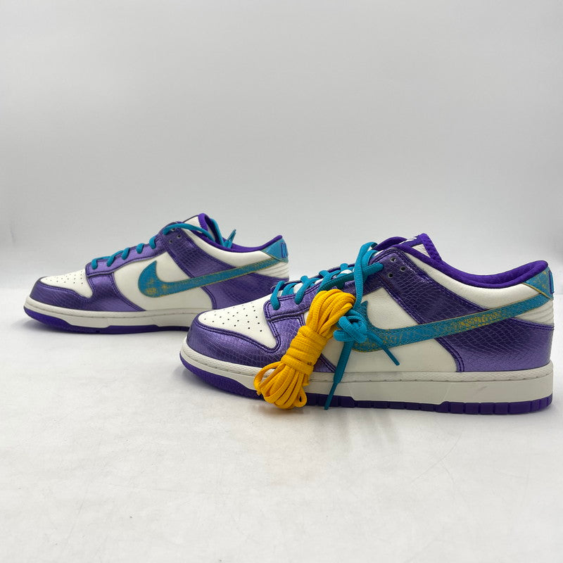 【中古品】【メンズ】 KOBE BRYANT コービー・ブライアント× NIKE ナイキ 別注コラボ DUNK LOW PROTRO DRAFT PACK "CHARLOTT" IM0586-500 ダンクロー プロトロ スニーカー 靴 160-260926-yo-10-teih サイズ：28.5cm カラー：パープル 万代Net店
