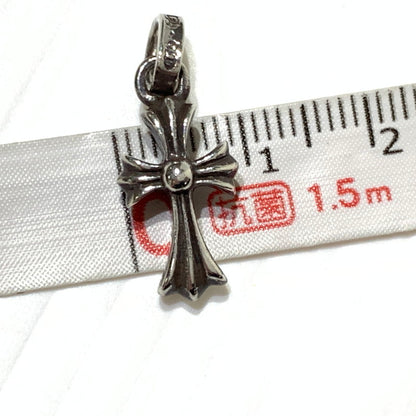 【中古品】【メンズ】 CHROME HEARTS クロムハーツ CH BBY FAT CHARM クロス ベイビー ファット チャーム アクセサリー ペンダントトップ 925 190-261027-ko-05-teih カラー：シルバー 万代Net店