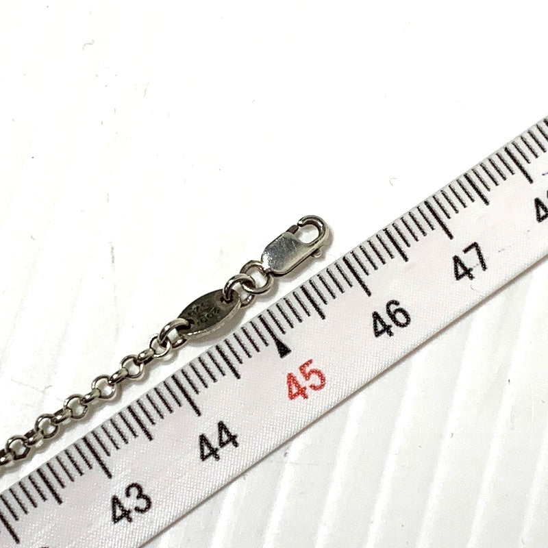 【中古品】【メンズ】 CHROME HEARTS クロムハーツ NECK CHAIN R18 ネックチェーン 18インチ ネックレス アクセサリー ロールチェーン 925 190-261027-ko-04-teih カラー：シルバー 万代Net店