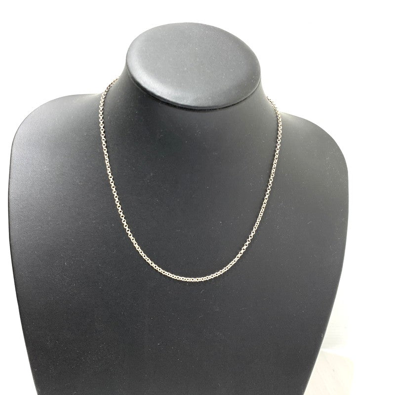 【中古品】【メンズ】 CHROME HEARTS クロムハーツ NECK CHAIN R18 ネックチェーン 18インチ ネックレス アクセサリー ロールチェーン 925 190-261027-ko-04-teih カラー：シルバー 万代Net店