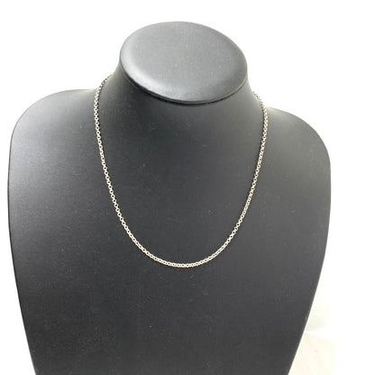 【中古品】【メンズ】 CHROME HEARTS クロムハーツ NECK CHAIN R18 ネックチェーン 18インチ ネックレス アクセサリー ロールチェーン 925 190-261027-ko-04-teih カラー：シルバー 万代Net店