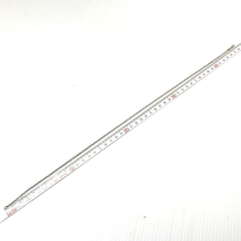 【中古品】【メンズ】 CHROME HEARTS クロムハーツ NECK CHAIN R18 ネックチェーン 18インチ ネックレス アクセサリー ロールチェーン 925 190-261027-ko-04-teih カラー：シルバー 万代Net店