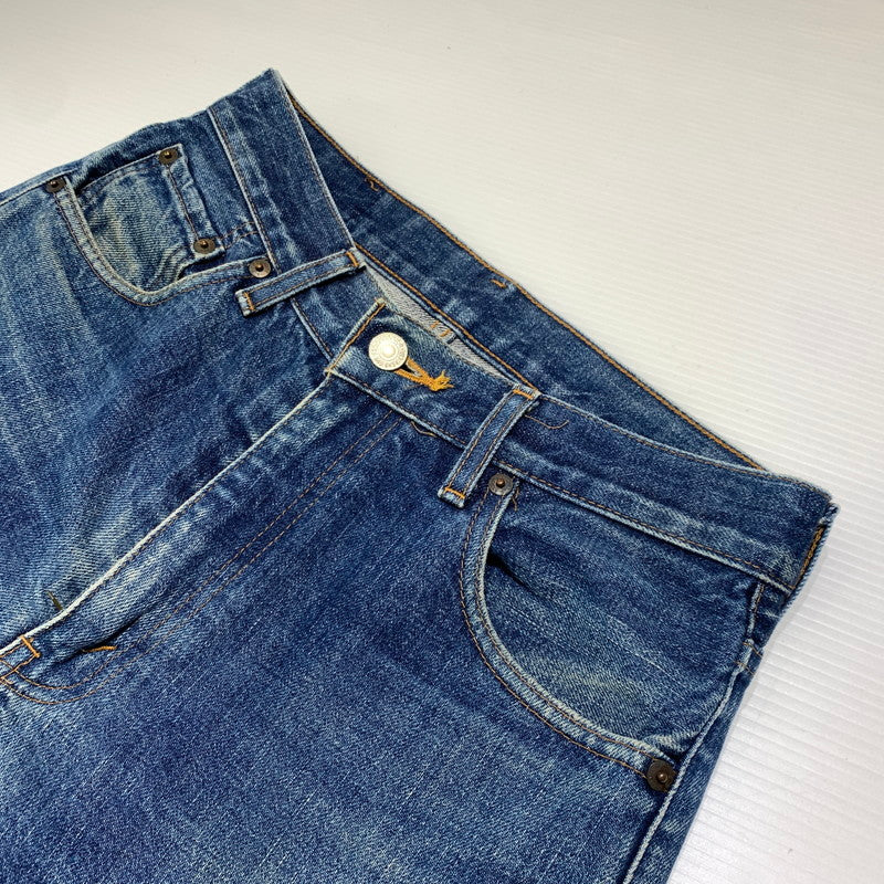 【現状渡し品】【メンズ】 Levi’s リーバイス 502XX DENIM PANTS デニムパンツ ボトムス ジーンズ ボタン裏刻印 J22 復刻 156-260927-ko-28-teih サイズ：W30L33 カラー：インディゴ 万代Net店