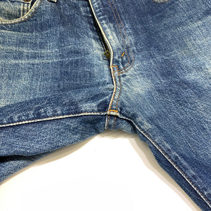 【現状渡し品】【メンズ】 Levi’s リーバイス 502XX DENIM PANTS デニムパンツ ボトムス ジーンズ ボタン裏刻印 J22 復刻 156-260927-ko-28-teih サイズ：W30L33 カラー：インディゴ 万代Net店