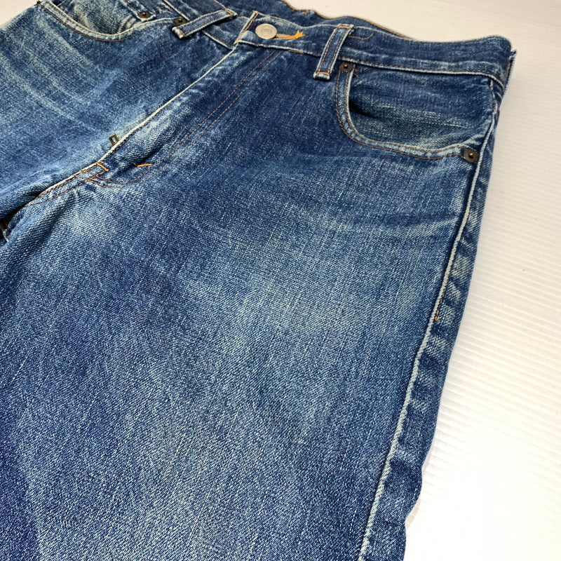 【現状渡し品】【メンズ】 Levi’s リーバイス 502XX DENIM PANTS デニムパンツ ボトムス ジーンズ ボタン裏刻印 J22 復刻 156-260927-ko-28-teih サイズ：W30L33 カラー：インディゴ 万代Net店