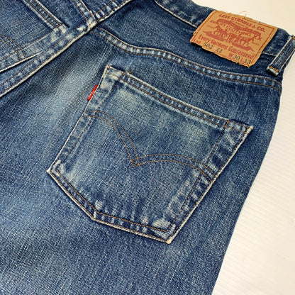 【現状渡し品】【メンズ】 Levi’s リーバイス 502XX DENIM PANTS デニムパンツ ボトムス ジーンズ ボタン裏刻印 J22 復刻 156-260927-ko-28-teih サイズ：W30L33 カラー：インディゴ 万代Net店