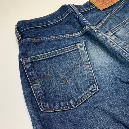 【現状渡し品】【メンズ】 Levi’s リーバイス 502XX DENIM PANTS デニムパンツ ボトムス ジーンズ ボタン裏刻印 J22 復刻 156-260927-ko-28-teih サイズ：W30L33 カラー：インディゴ 万代Net店