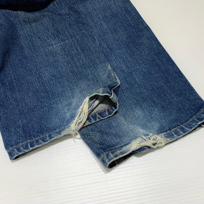 【現状渡し品】【メンズ】 Levi’s リーバイス 502XX DENIM PANTS デニムパンツ ボトムス ジーンズ ボタン裏刻印 J22 復刻 156-260927-ko-28-teih サイズ：W30L33 カラー：インディゴ 万代Net店