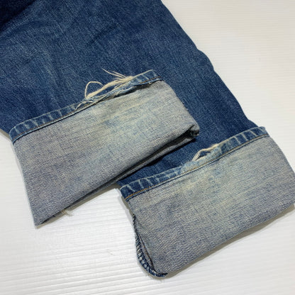 【現状渡し品】【メンズ】 Levi’s リーバイス 502XX DENIM PANTS デニムパンツ ボトムス ジーンズ ボタン裏刻印 J22 復刻 156-260927-ko-28-teih サイズ：W30L33 カラー：インディゴ 万代Net店