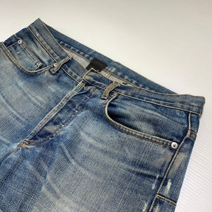 【現状渡し品】【メンズ】 DIOR HOMME ディオール・オム WASHED DENIM PANTS ウォッシュド デニムパンツ ボトムス ジーンズ 152-260927-ko-27-teih サイズ：30 カラー：インディゴ 万代Net店