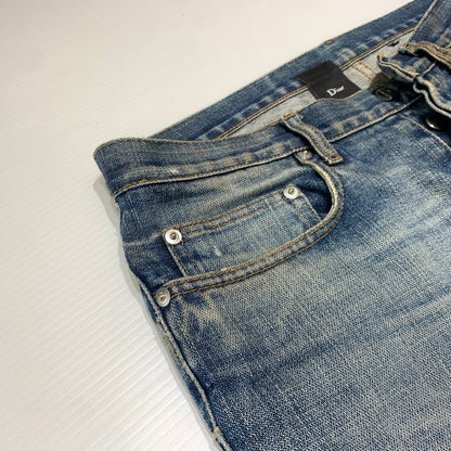 【現状渡し品】【メンズ】 DIOR HOMME ディオール・オム WASHED DENIM PANTS ウォッシュド デニムパンツ ボトムス ジーンズ 152-260927-ko-27-teih サイズ：30 カラー：インディゴ 万代Net店