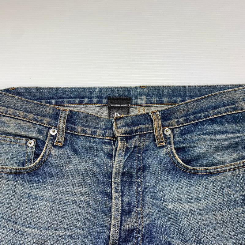 【現状渡し品】【メンズ】 DIOR HOMME ディオール・オム WASHED DENIM PANTS ウォッシュド デニムパンツ ボトムス ジーンズ 152-260927-ko-27-teih サイズ：30 カラー：インディゴ 万代Net店