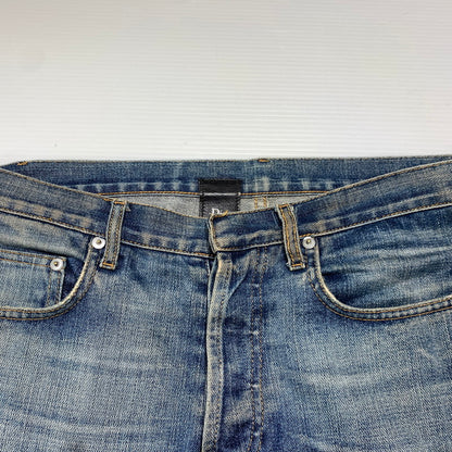 【現状渡し品】【メンズ】 DIOR HOMME ディオール・オム WASHED DENIM PANTS ウォッシュド デニムパンツ ボトムス ジーンズ 152-260927-ko-27-teih サイズ：30 カラー：インディゴ 万代Net店