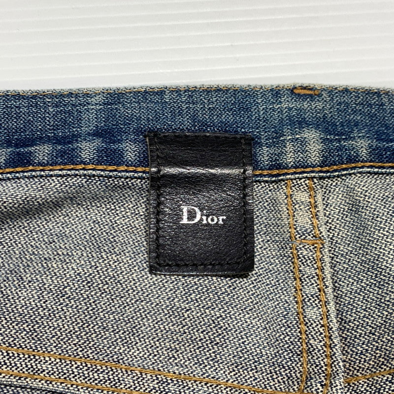 【現状渡し品】【メンズ】 DIOR HOMME ディオール・オム WASHED DENIM PANTS ウォッシュド デニムパンツ ボトムス ジーンズ 152-260927-ko-27-teih サイズ：30 カラー：インディゴ 万代Net店
