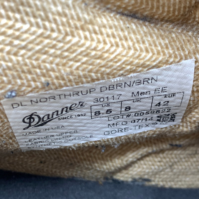 【中古品】【メンズ】 DANNER ダナー DL NORTHRUP BOOTS 30117 ノースラップ ブーツ 靴 アウトドアブーツ ゴアテックス 164-261002-ko-02-teih サイズ：UK8 カラー：ブラウン 万代Net店